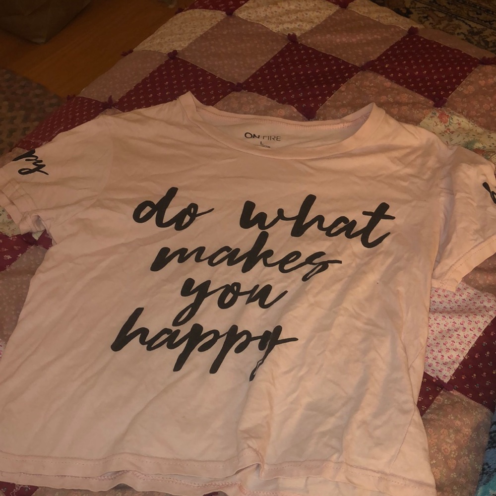 Pink t-shirt